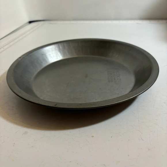 🛍️3/$30 Vintage Ekcoloy metal  round pie cake baking dish pan‎ plate - Picture 3 of 10
